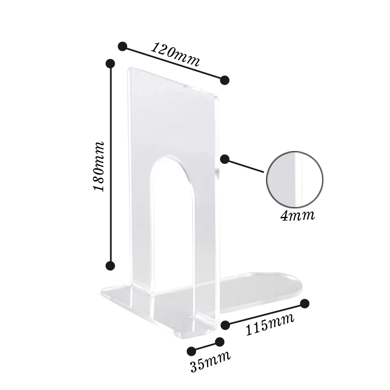 

Modern Acrylic Book Shelf Wall Invisible Bookshelf Stand For Home Decoration Floating Bookshelf