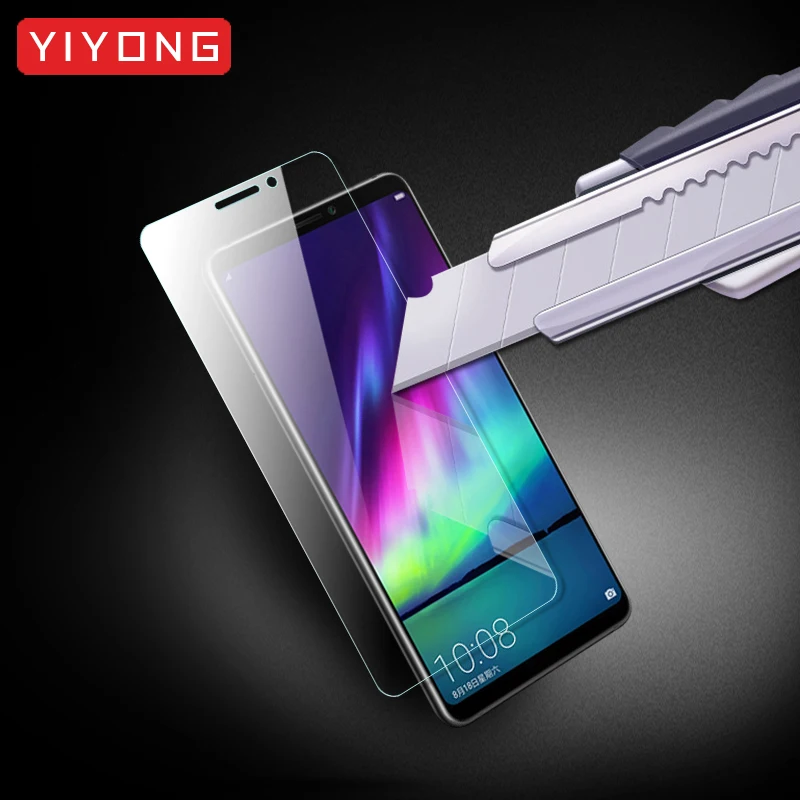 25 шт./лот YIYONG закаленное стекло для Huawei Honor 10 Lite View 20 V10 V20 V9 Защитное экрана 9 8 8C 8X
