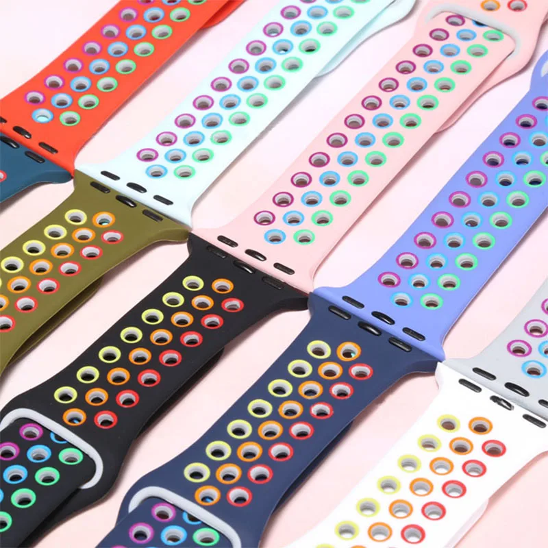 Per Cinturino Apple Watch 44Mm 40Mm 38Mm Accessori Bracciale Smartwatch Per Apple Watch Iwatch Serie 3 4 5 6 Se 7 45Mm 41Mm Cinturino