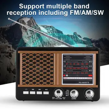 

Portable Solar Multiple Band FM/AM/SW Bluetooth Card Plug-in Radio Digital Radio Receiver Solar Radio (EU Plug 220V-240V)