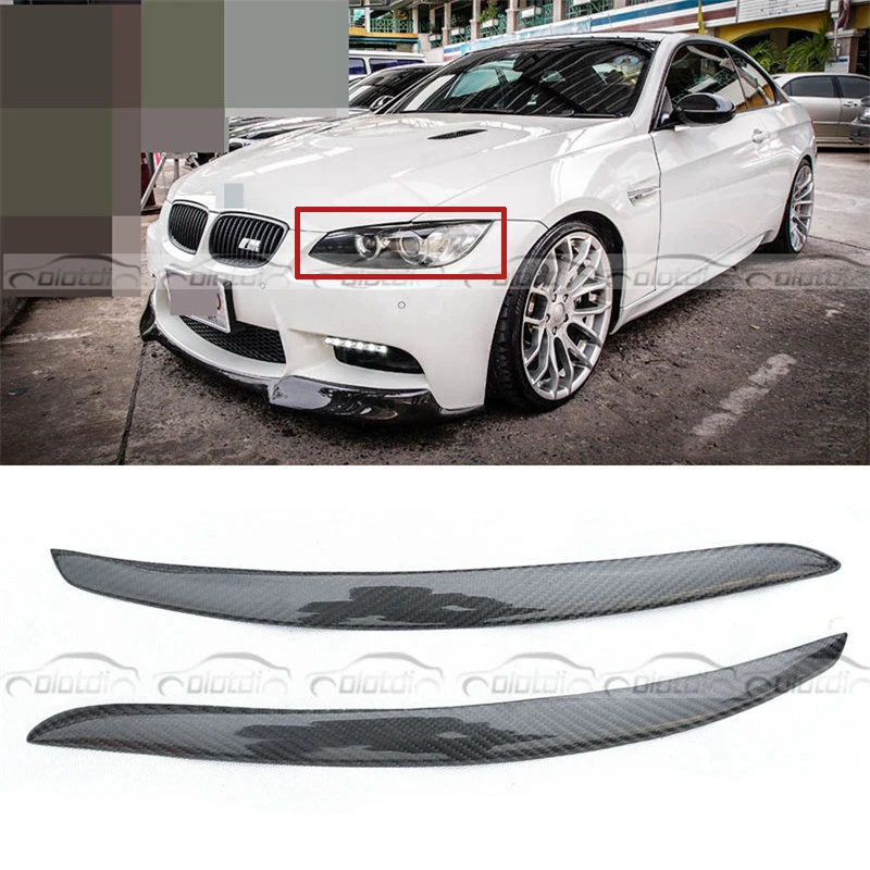 Налобный фонарь OLOTDI из углеродного волокна для BMW E92 M3 3 серии 2008 2012|Наклейки на