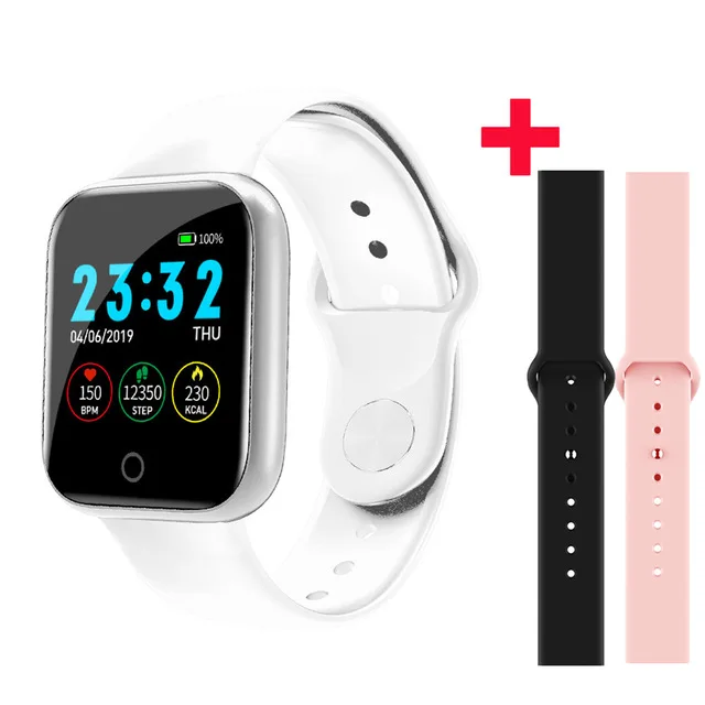 LEMFO I5 Смарт-часы для мужчин монитор сердечного ритма водонепроницаемый IP67 фитнес-трекер кровяное давление Bluetooth Smartwatch для iOS Android - Цвет: white pink black