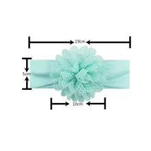 Стиль, креативная сетка, шифон, цветок, конфетная цветная бандана, головной убор, Европа и Америка,, детская лента для волос