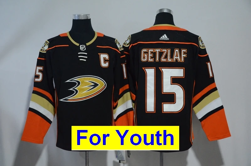 Детские молодежные майки Anaheim Corey Perry Kariya Ryan Getzlaf Ryan Kesler Teemu Selanne - Цвет: as photo