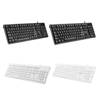 

S500 Radium Engraving Character Fashion Business Office Keyboard USB104 Key Wired Keyboard of Home Laptop
