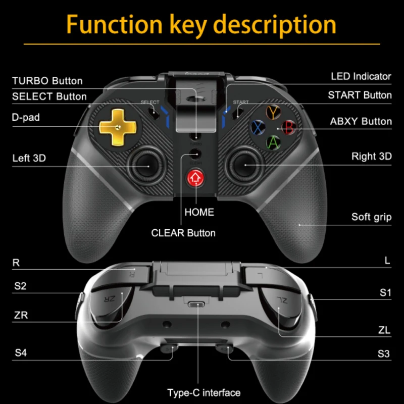 IPEGA-  е   Pubg ̽ƽ   Ʈѷ, ȵ̵ Ios PC  PS3 ġ  2.4G ű