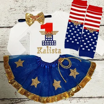 

Personalize Wonder women kids costume, wonder women birthday outfit,baby girl wonder women set,wonderwomen top