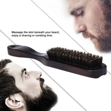 Мужская лицевая щетка для бороды, деревянная расческа для усов, Мужская щетка для бритья, многофункциональная щетка для волос для лица