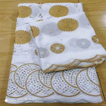 

Pure Cotton Design Swiss Voile Lace In Switzerland With Stones African Dry Lace Fabric High Quality Nigerian For Wedding! L71801