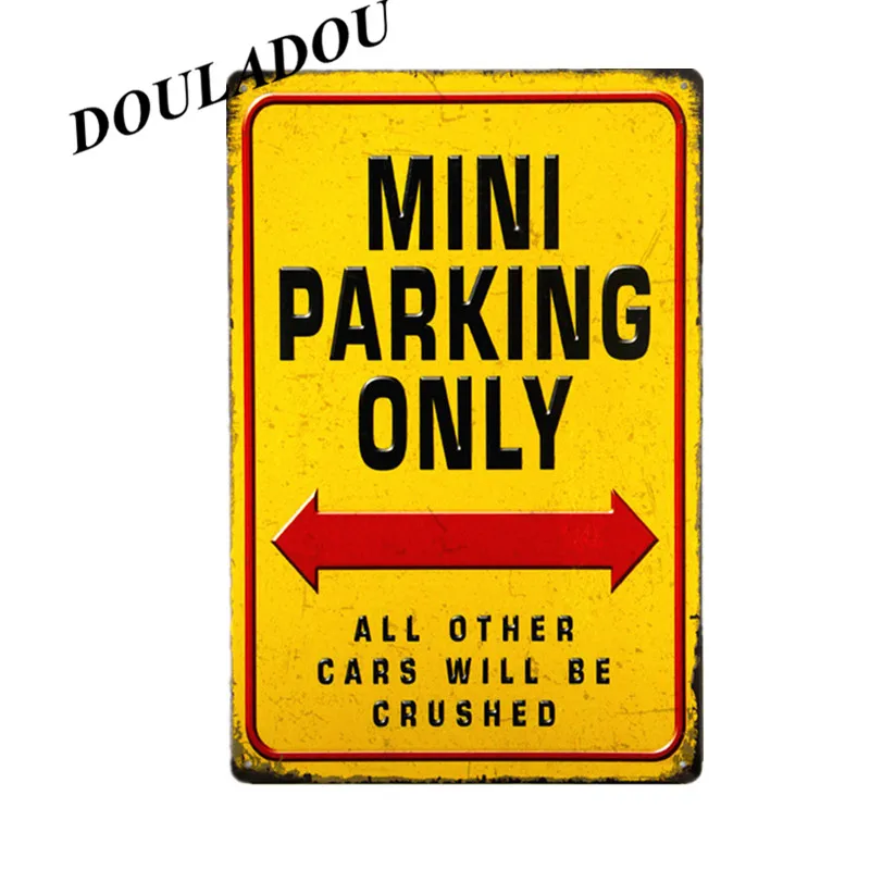 [Douladou] My Garage My Rules табличка винтажная металлическая жестяная вывеска Бар Паб украшение стены ретро табличка плакат Тарелка 30*20 см