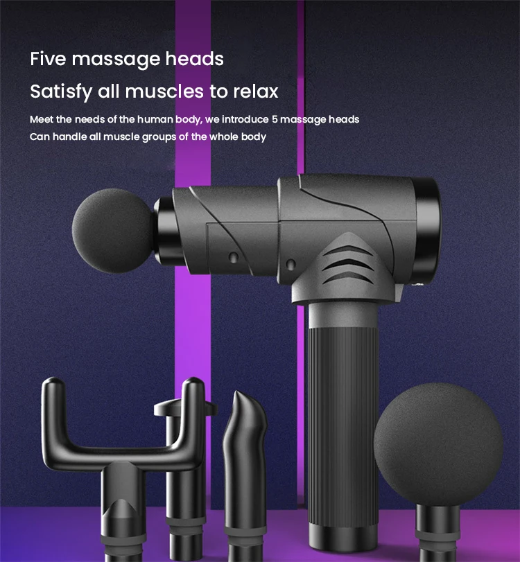 

Tissue Massage Gun Muscle Massager Muscle Pain Management after Training Exercising Body Relaxation Slimming Shaping Pain Relief