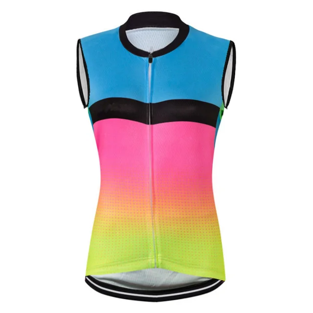 Women Cycling Jersey Fashion Sleeveless Cycling Vest Women