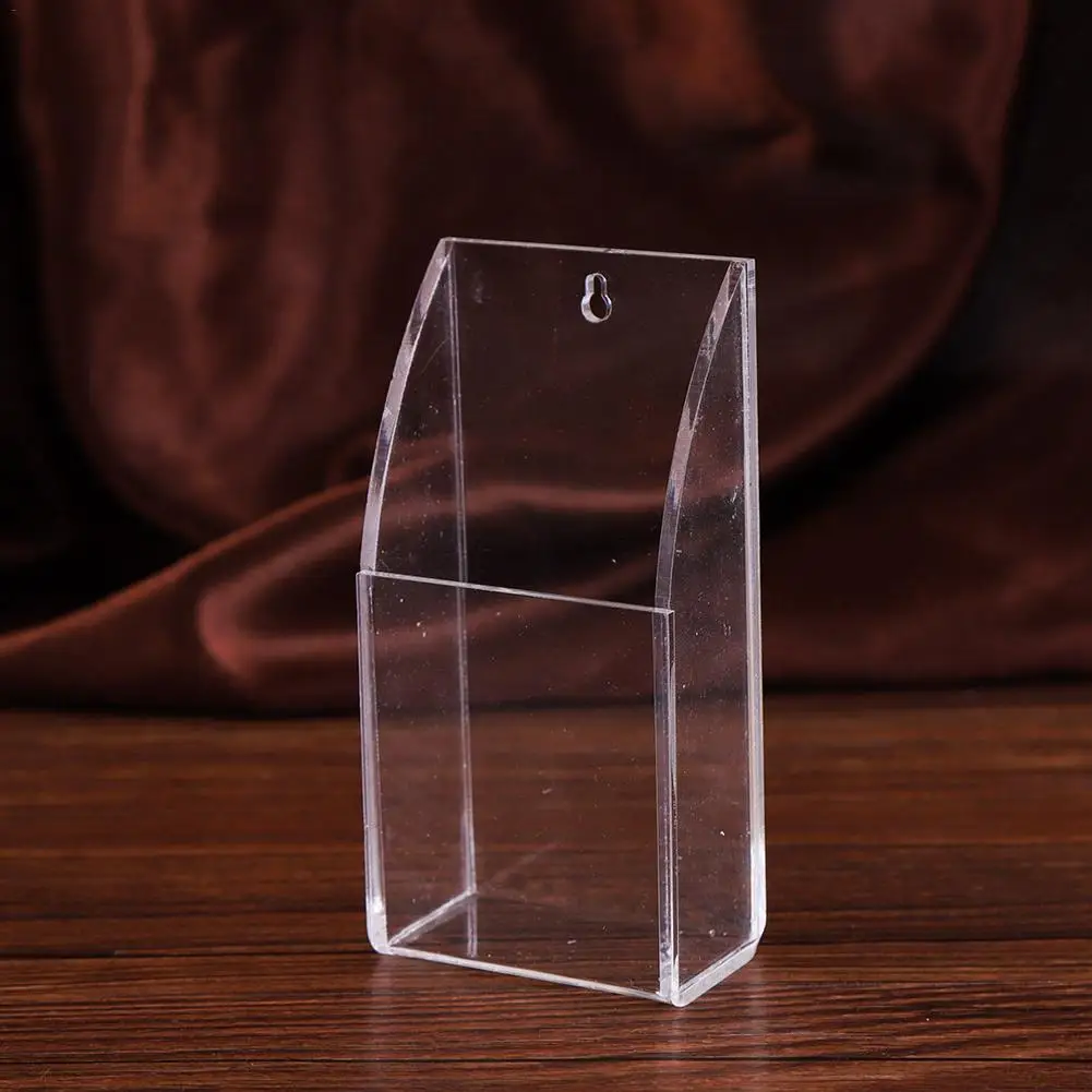 3-сетка прозрачный акриловый ящик для хранения пультов дистанционного управления Отель Подвесной Настенный стеллаж для кистей для макияжа канцелярские медиа-Органайзер