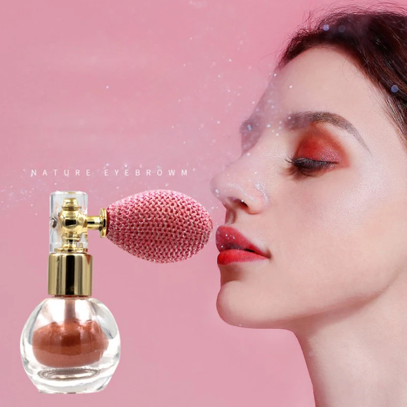 Premium Offer of  Makeup Highlighter Loose powder Glitter Powder 4 Color Spray Shiny shimmer for Arm Face Hair no log