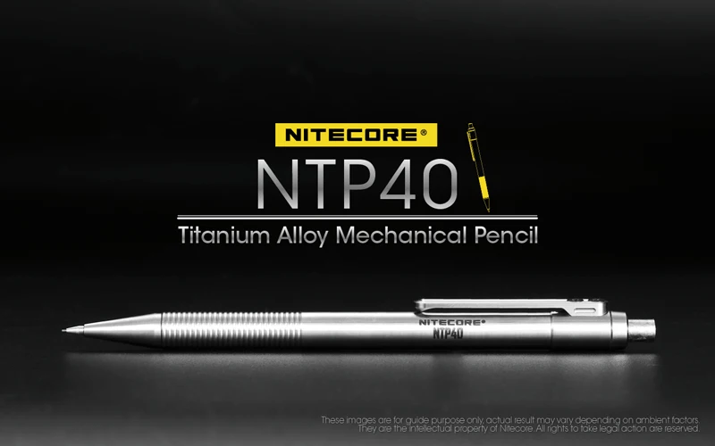 

NITECORE NTP40 titanium alloy mechanical pencil with the best writing experience