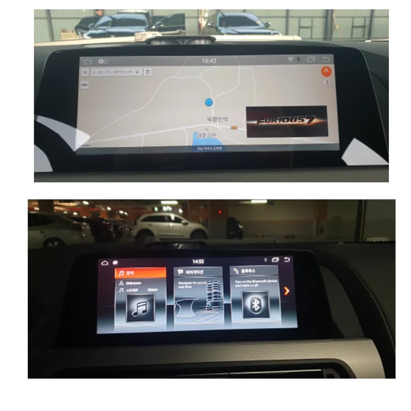 Новейший 10,2" Android 9,0 блок для BMW 6 серии 2010-2012 CIC/NBT Автомобильный мультимедийный радио gps навигация многоточечный сенсорный экран