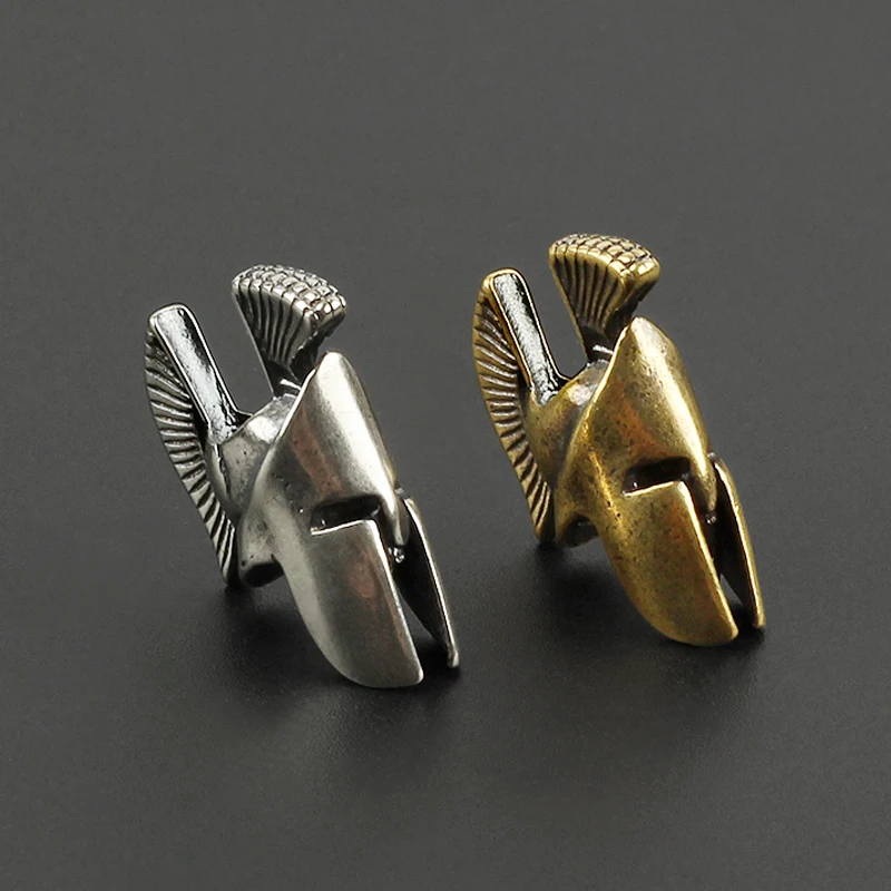 

Helmet Knife Beads Brass Umbrella Rope Pendant Copper Devil Paracord Bead