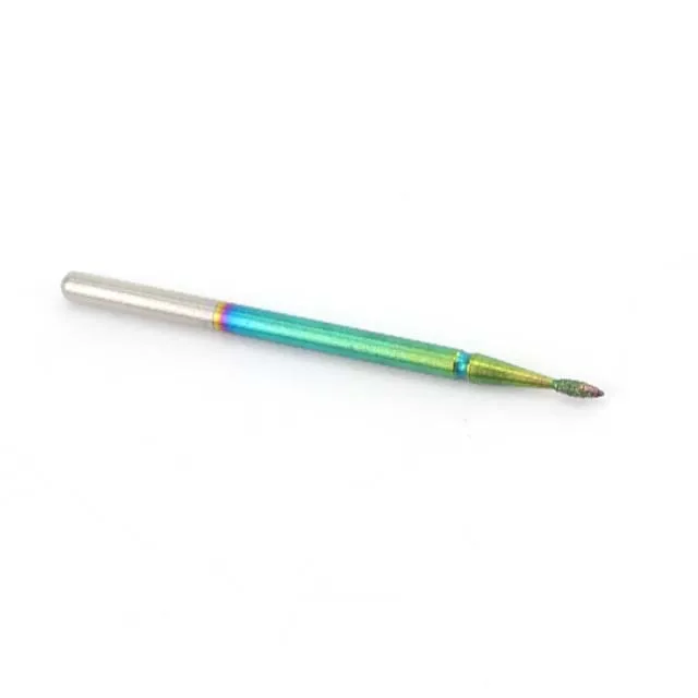 1pc Rainbow Diamond Nail Drill Bit Milling Cutter Rotary Cuticle Clean Files for Manicure Machine Burr Nail Files Accessories - Цвет: 01
