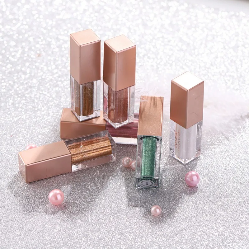 6 Colors Pearlescent Waterproof Liquid Eye Shadow Beauty Female Eye Cosmetics Lasting Glitter Eye Shadow*