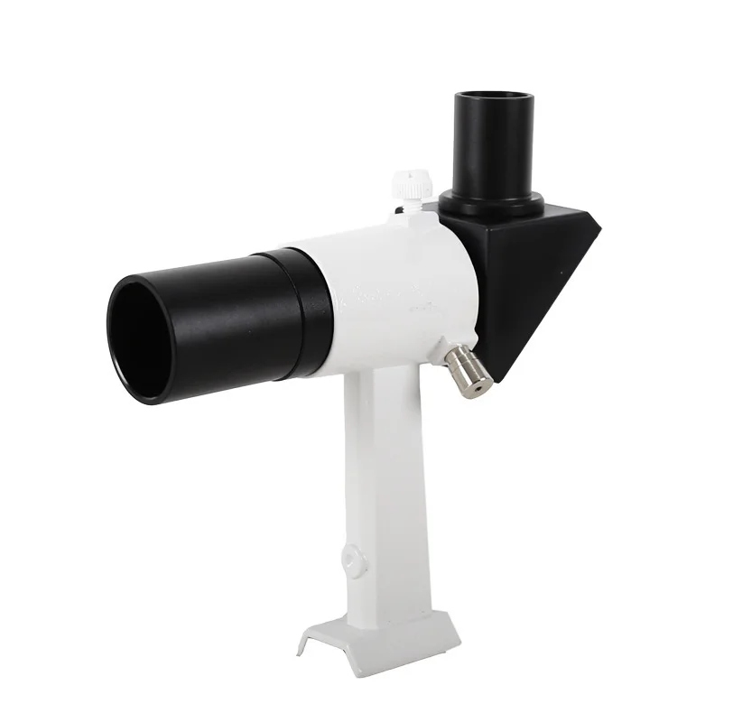 Astronomical Telescope 6x30 Metal Finderscope With Crosshair And Bracket Angled Finder Scope With Upright And Non-Reversed Image 3