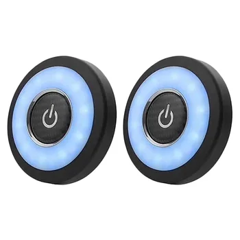 

Car Reading Light Led Car Interior Lighting Rv Camper Indoor Lighting White Blue Three-Color Switch Wireless Light