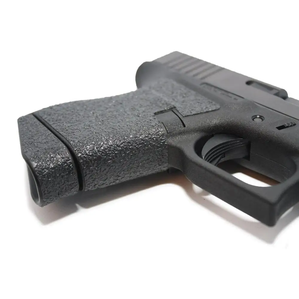 Нескользящая резиновая текстурная клейкая лента на заказ для Glock 43 Пистолетная ручка кобура Magwell клейкая 9 мм аксессуары для журналов