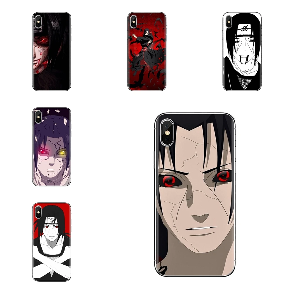 Итачи Учиха из “Наруто” Akatsuki мешок TPU чехол для samsung Galaxy S2 S3 S4 S5 мини S6 S7 край S8 S9 Plus