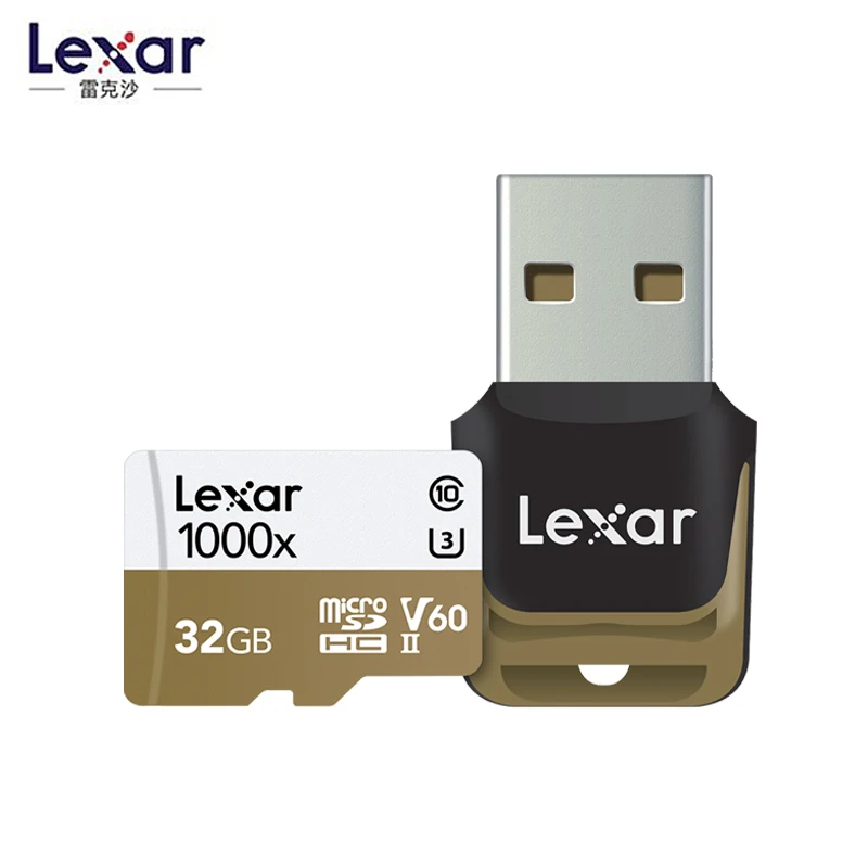 2019 New Lexar 150MB/s 1000x Micro SD 32GB Class 10 64GB micro SDXC 128GB tf Memory Card Reader UHS for Drone Sport Camcorder