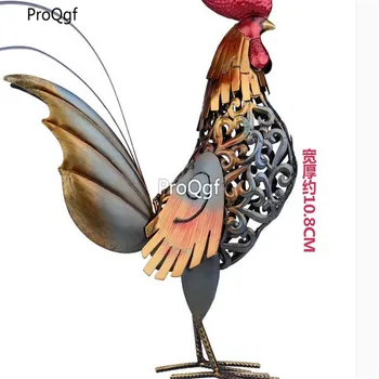 

ProQgf 1Pcs A Set metal chicken statue gift for friend