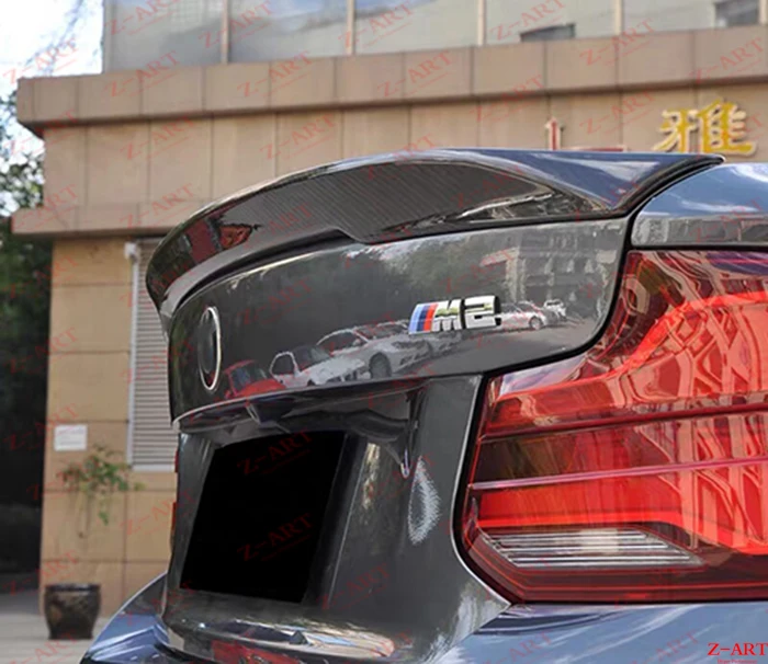 2015 2019 Z ART углеродного волокна задний спойлер для M2 F87 ducktail|Обвесы| |