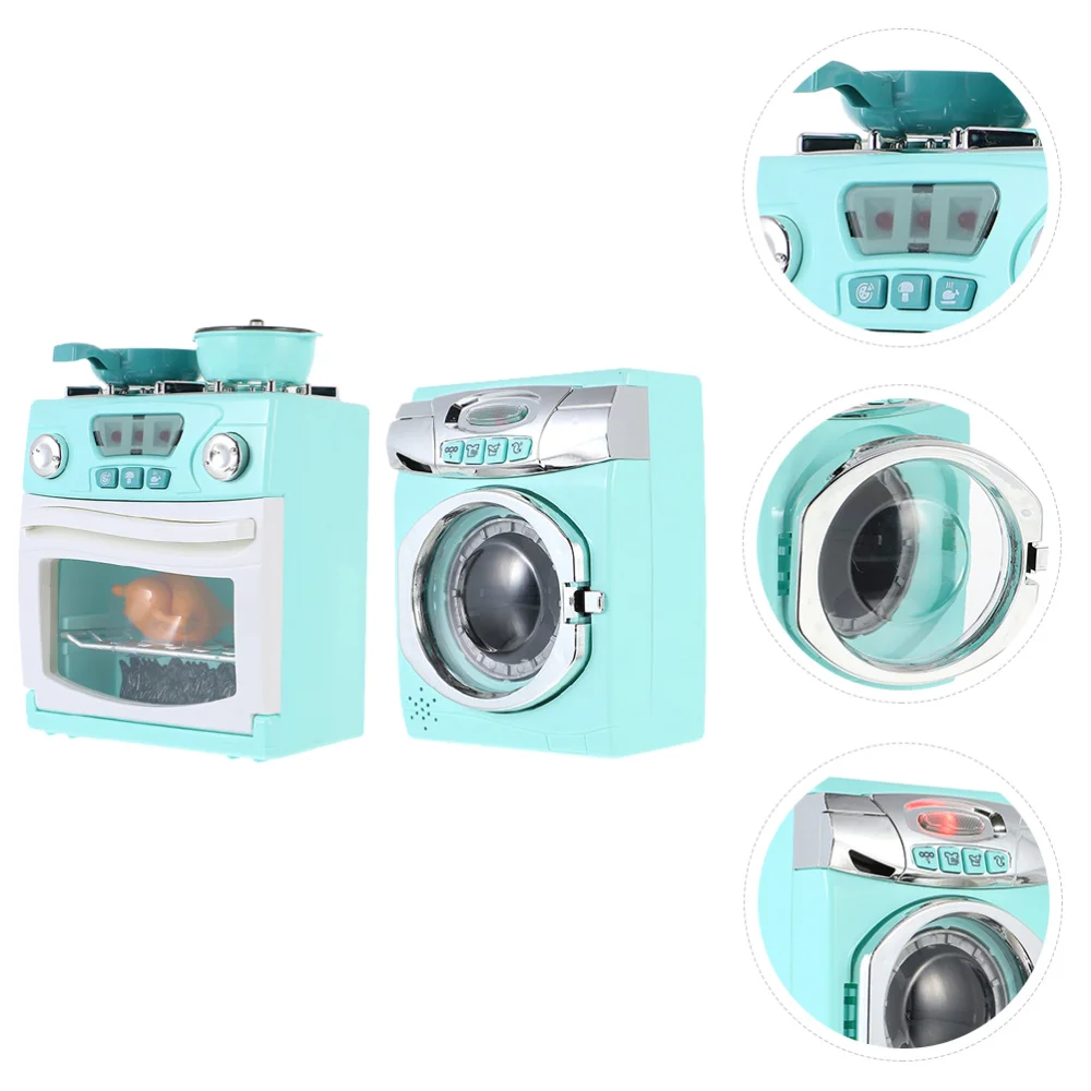 2 Stuks Mini Huis Apparaten Wasmachine Mini Decor Accessoires  Apparaten|Huishoud speelgoed| - AliExpress