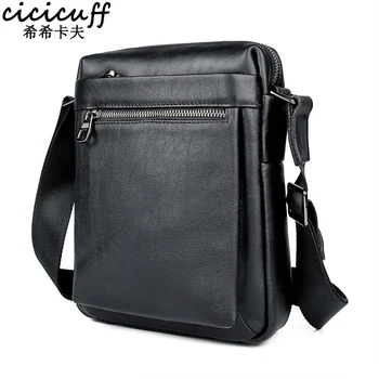 

The First Layer of Leather Cross Body Men's Casual Small Shoulder Bag Travel Bag Men's Real Cow Leather Messenger Bags New Men's