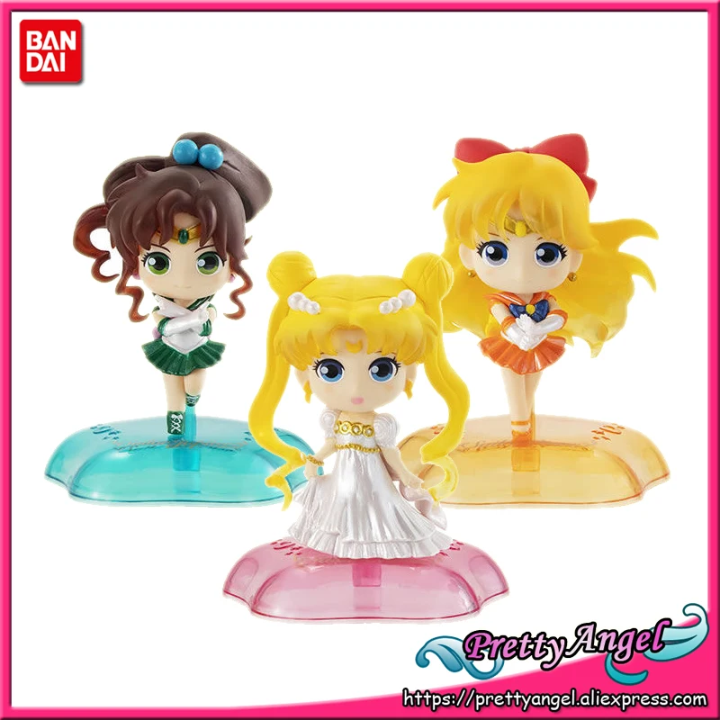 Bandai Sailor Moon Twinkle Statue Gashapon 3 set Mini Figure Capsule Toys Japan
