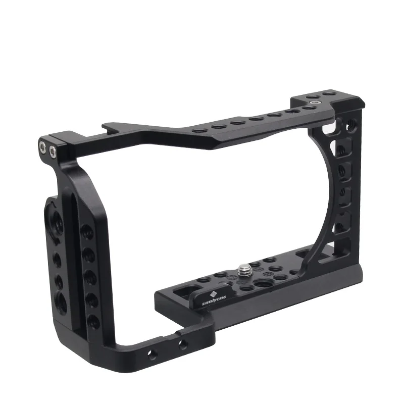 

A6400 Camera Cage for Sony A6000/A6300/A6400/A6500 Pro Alloy Hand Grip Camera Rig DSLR Camera Accessories 1/4 Holes on 4 Sides