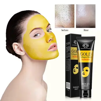 

Gold Collagen Peel Off Mask Face Tear Off Whitening Lifting Firming Skin Anti Wrinkle Anti Aging Facial Mask Black Head Remove