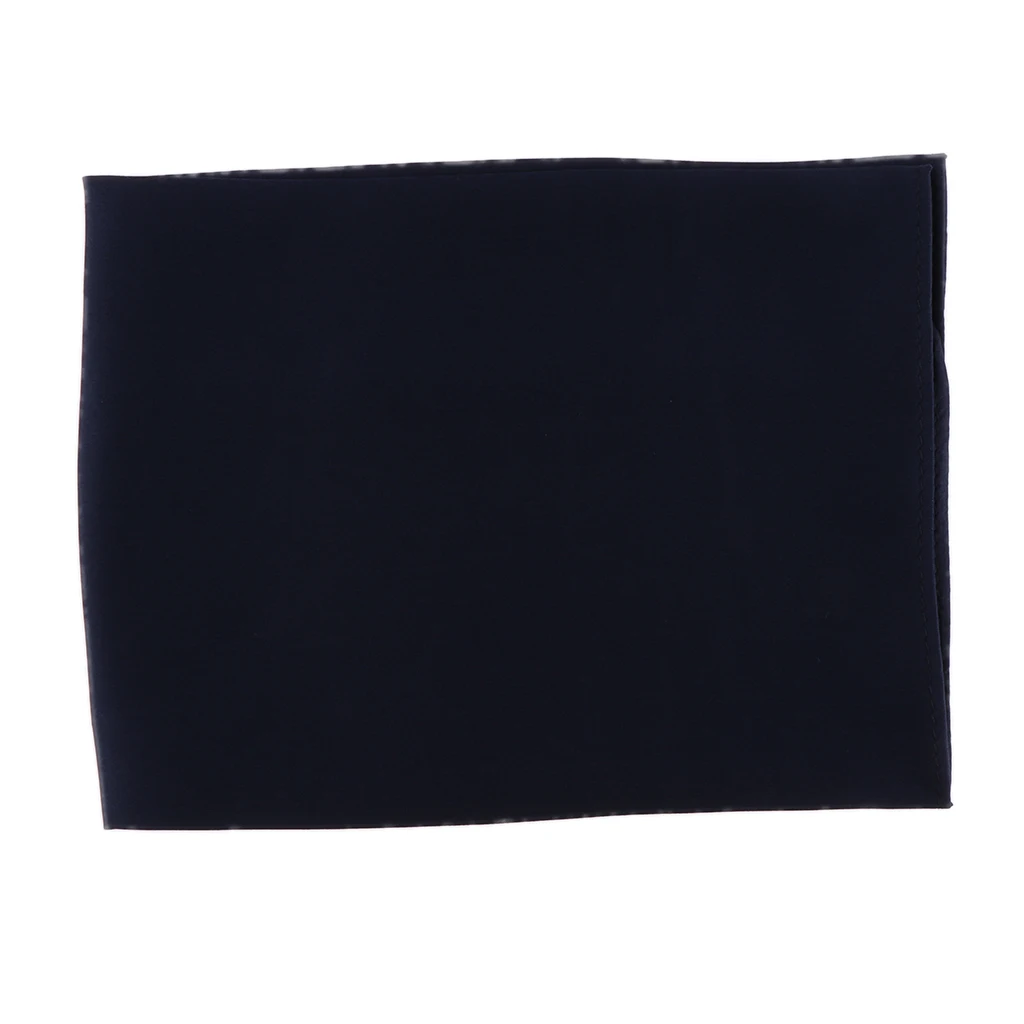 Men’s Gentle Pure Mulberry Silk Pocket Square Plain Solid Handkerchief Variety Colors 