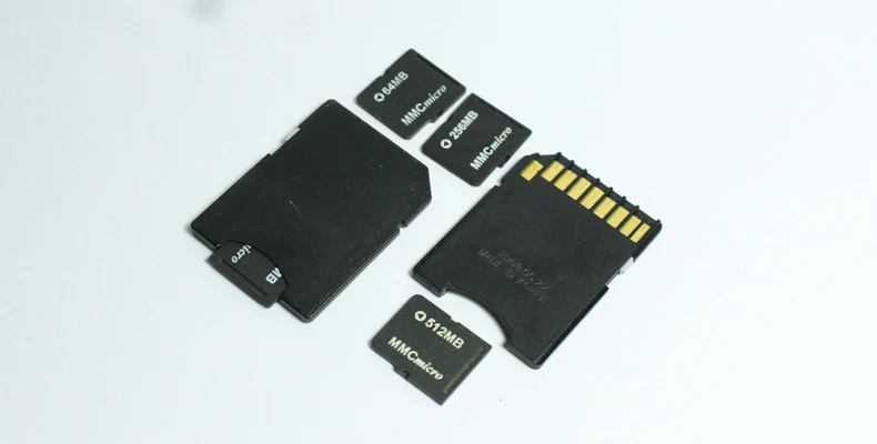 64 MB, 128 MB, 256 MB, 512 MB, 1GB Micro MMC карта, микро мультимедийная карта с адаптером Micro MMC, MMC карта памяти для Ole мобильного телефона