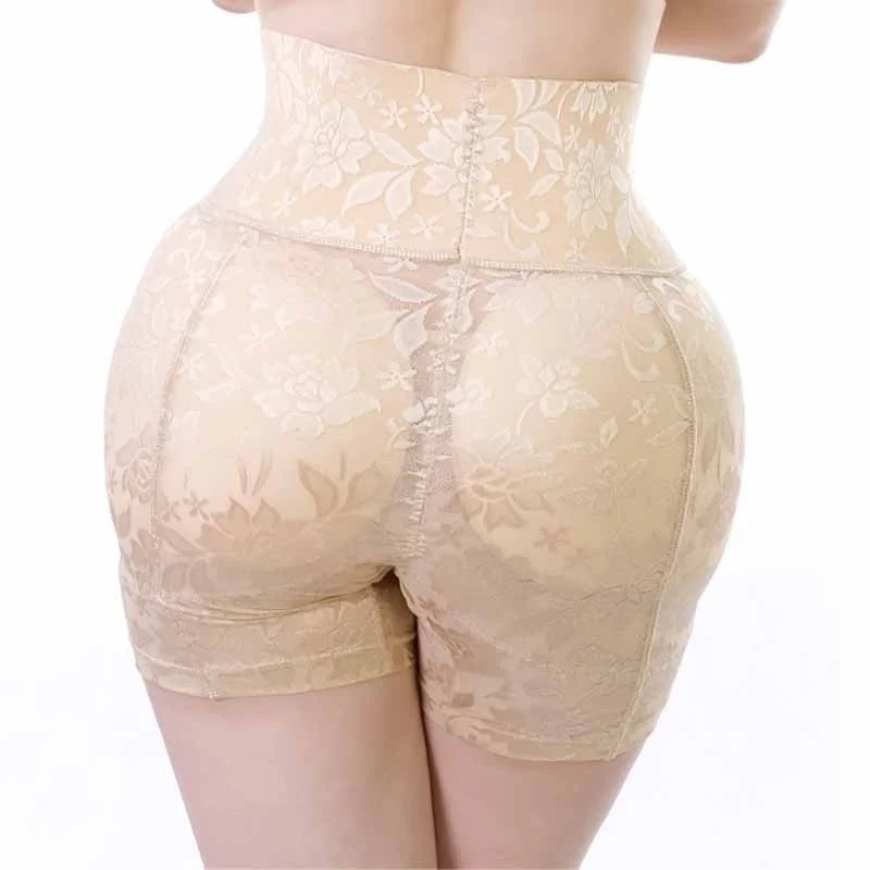 Women's Hip Enhancer Butt Lifter Padded Panty Waist Girdle Control Panties High Waist Tummy Control Hourglass Figure Boyshort