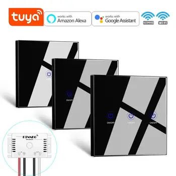 

Tuya Smart Life Wifi Switch Relay Breaker Module Automation Smart Lighting Google Home Alexa Echo Remote Control App timer AC10A