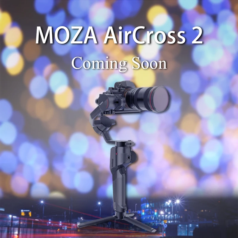 Moza AirCross 2 3-осевой ручной шарнирный стабилизатор для камеры GoPro для Nikon D5/однообъективной зеркальной камеры Canon EOS R/снаряжение BMPCC 4K