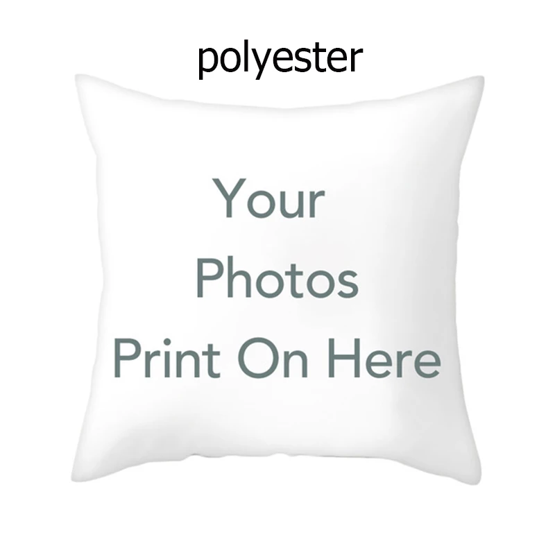 Fuwatacchi Custom Throw Pillow Cover 40x40cm Personalized Pillow Case Your Custom Design Customized Cushion Case Household Gifts