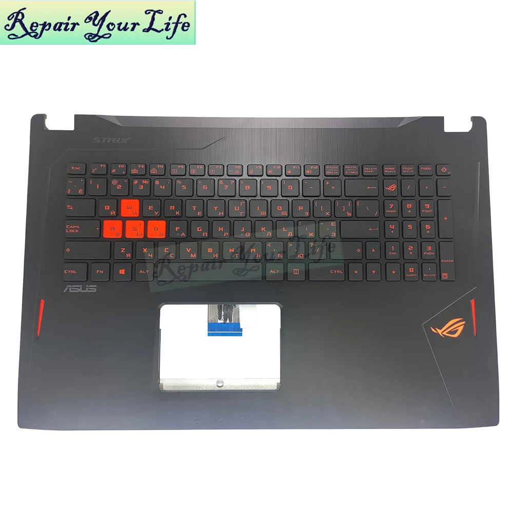Teclado de retroiluminação para asus, teclado com
