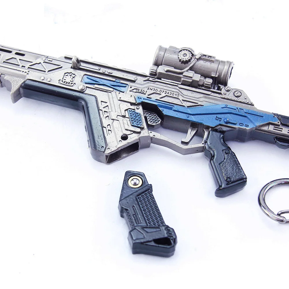 21cm Gun Hero Keychains Keychain R301 Zinc Alloy Weapon Toy Model Decoration Apex Legend Weapon Gift Key Chains Aluminium Alloy For Unisex Mood Tracker All Compatible Aliexpress Jewelry Accessories
