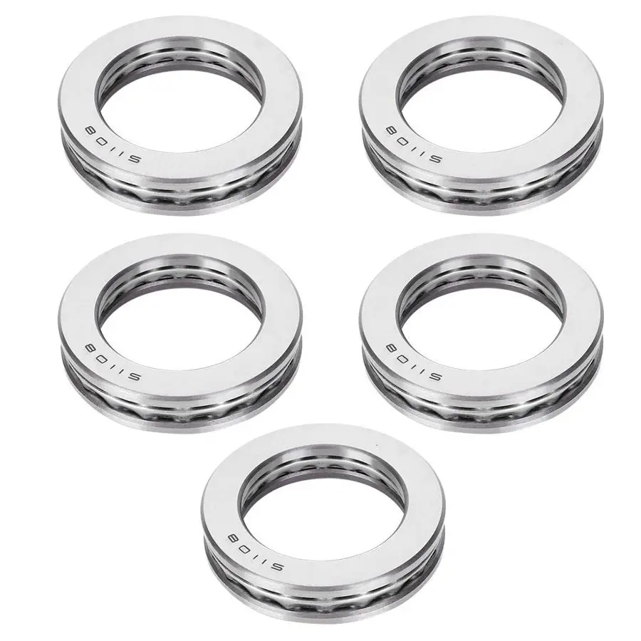 5Pcs 51107 Plane Axial Ball Thrust Bearing Precise High Precision Bearing Steel Low Noise