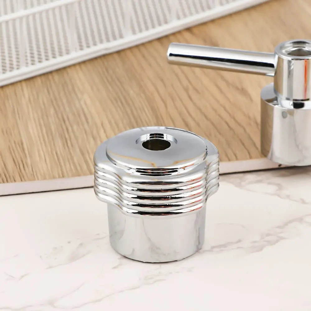 1Pcs Bathroom Replacement Faucet Handle Chrome Plated Taps Accessories Cartridge Spool Faucet Single Metal Lever Handle