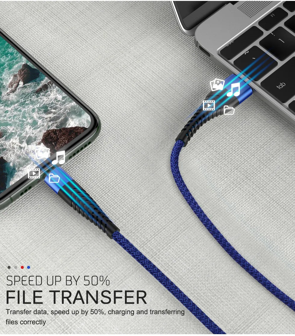20 см 1 м 2 м 3 м Быстрая зарядка type C USB C кабель для samsung huawei Xiaomi type-C USBC зарядное устройство для мобильного телефона провод длинный короткий