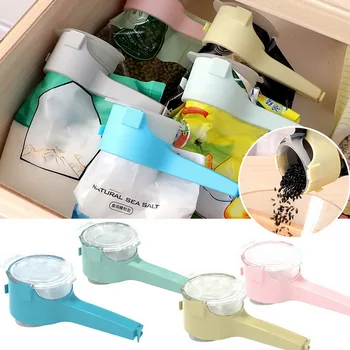

Portable Kitchen Storage Tool Food Snack Seal Sealing Bag Clips Sealer Clamp Plastic Tool Food Seal Clip Pour Storage Bag Clips