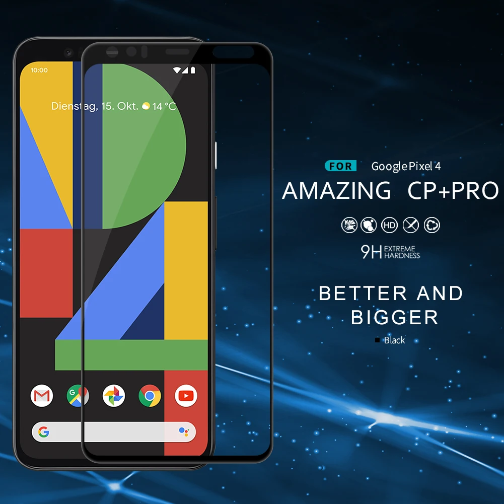 Для Google Pixel 4 стекло Nillkin Amazing CP+ Pro полный клей экран протектор Закаленное стекло для Google Pixel 4 XL/Pixel4 XL