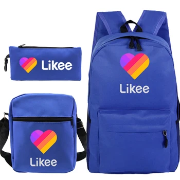 

Fashion LIKEE Backpack Teen Girl Letter School Bag Laptop Travel Bag Women Backpack Likee Live School Bag