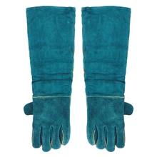 Anti-bite Glove For Animal Pet training Feeding Pets Grasping Biting Protective Glovess Long Thick Leather Safety Gloves